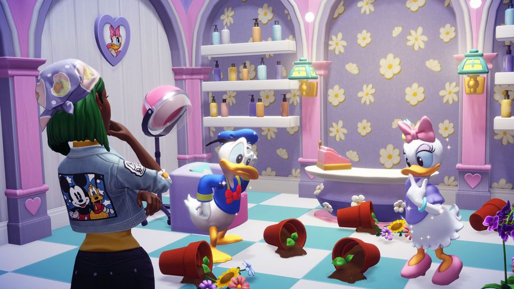 Donald and Daisy in Disney Dreamlight Valley