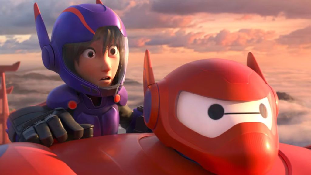 Hiro and Baymax in Disneey's Big Hero 6