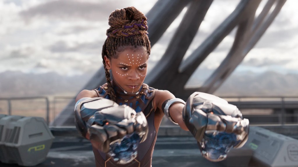 Letitia Wright as Shuri in Black Panther Wakanda Forever