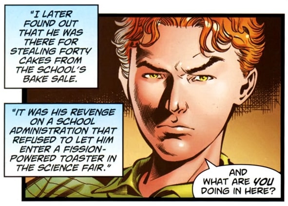 Lex Luthor steals 40 cakes in 2011's Superman #709