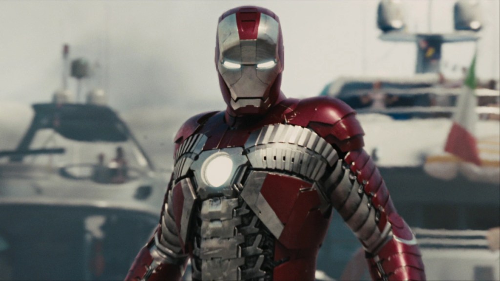 Iron Man's Mark V armor from Iron Man 2