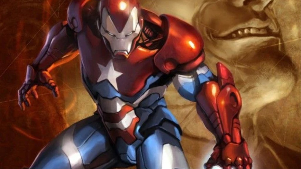 Norman Osborn in the Iron Patriot armor