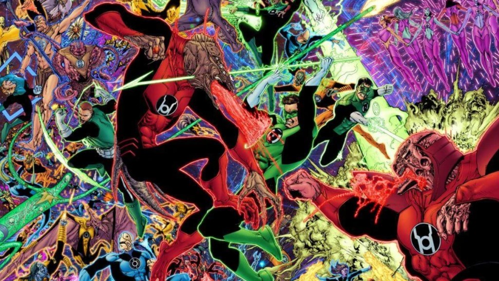 The various Lantern Corps' fighting the war of Light