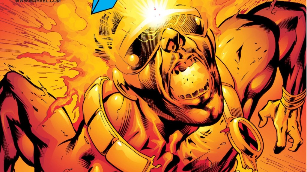 Cyclops exploding on the cover to X-Men #97