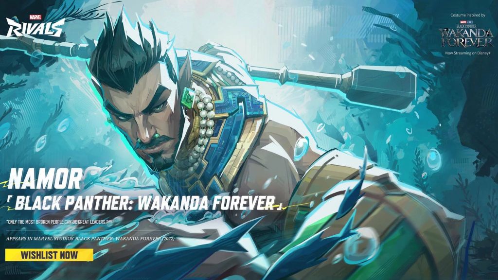 Namor Wakanda Forever Skin Marvel Rivals