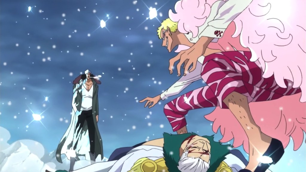 One Piece Kuzan and Doflamingo