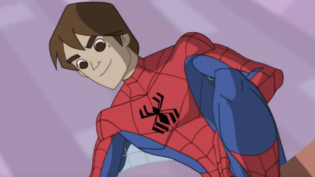 Peter Parker unmasked in The Spectacular Spider-Man TV Show