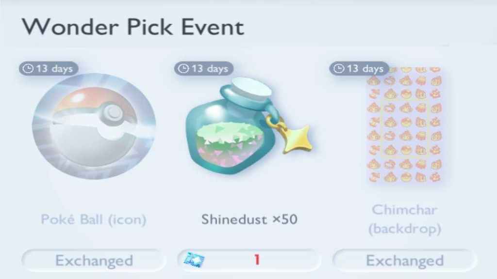 Pokemon TCG Pocket Rewards Shinedust