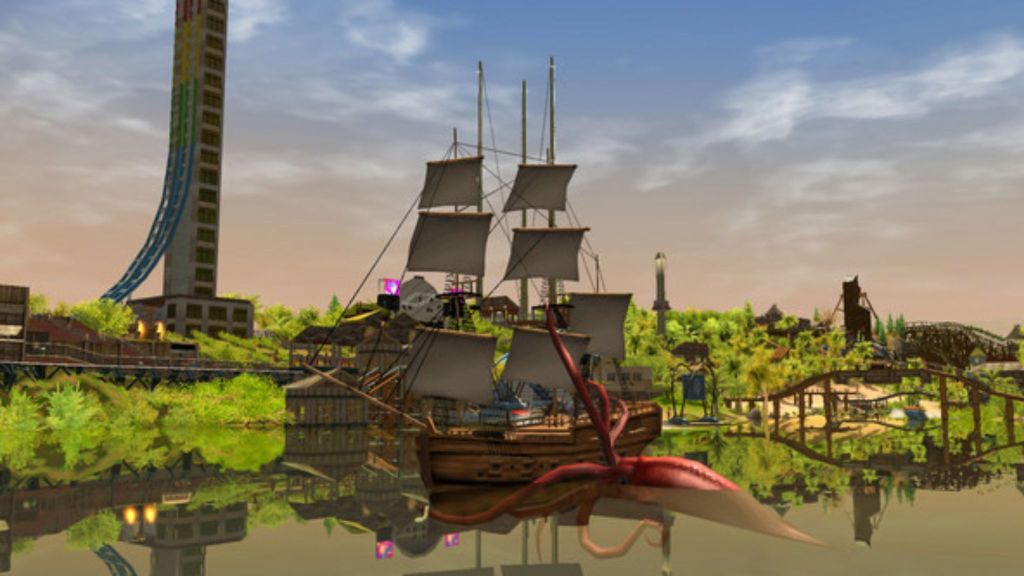 RollerCoaster Tycoon 3 Pirate Ship