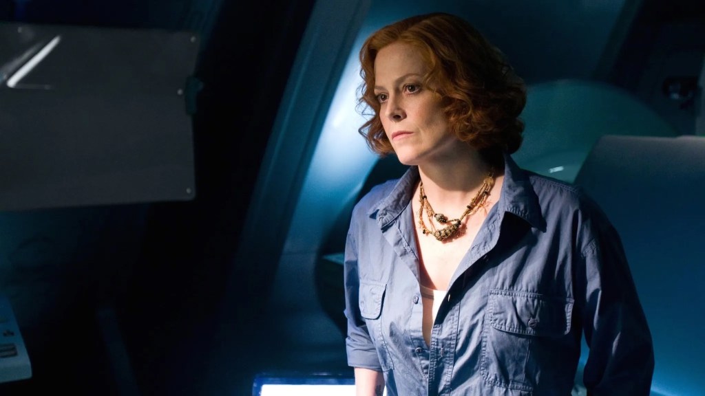 Sigourney Weaver as Grace in Avatar