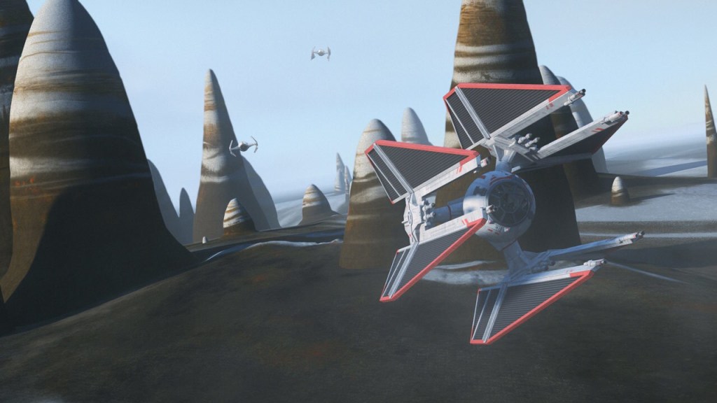 The TIE Defender from Star Wars Rebels