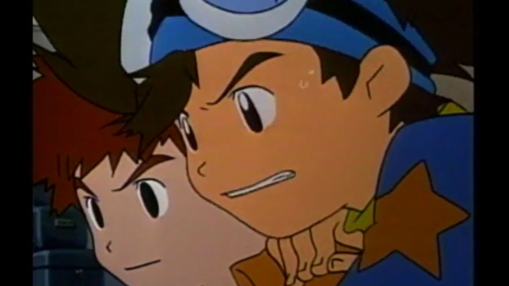 Tai and Izzy in Digimon The Movie