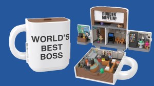 The Office Polly Pocket Set Crams Dunder Mifflin Into a Mug