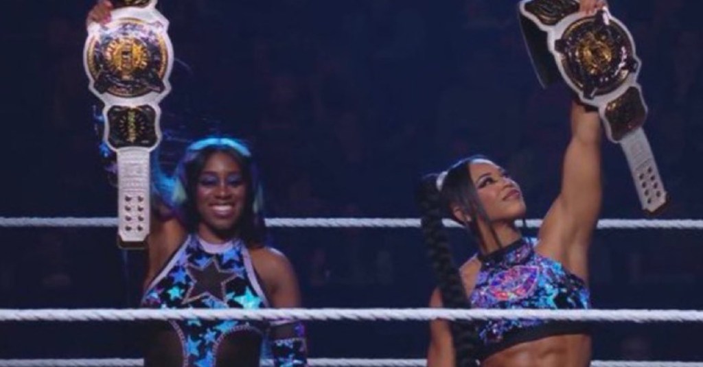 WWE Raw's Bianca Belair and Naomi