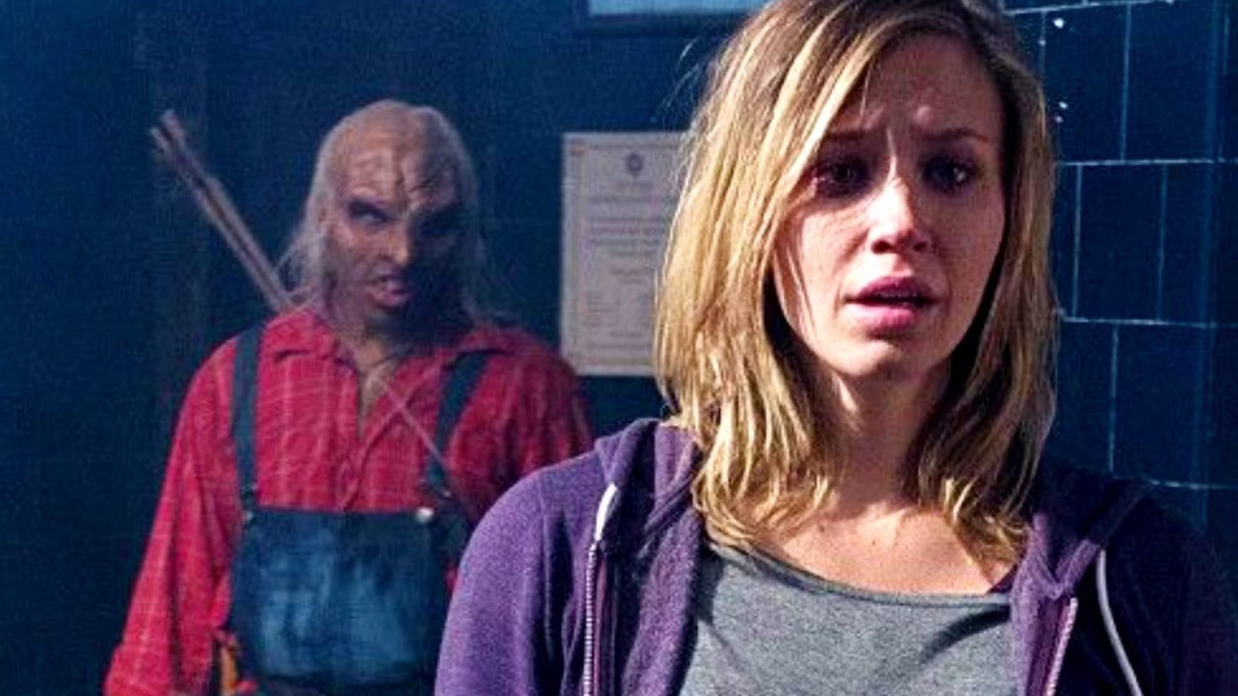 A character is about to meet her fate in Wrong Turn: Last Resort