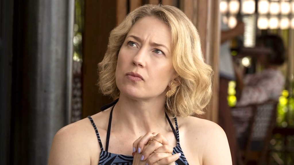 Carrie Coon in The White Lotus season 3