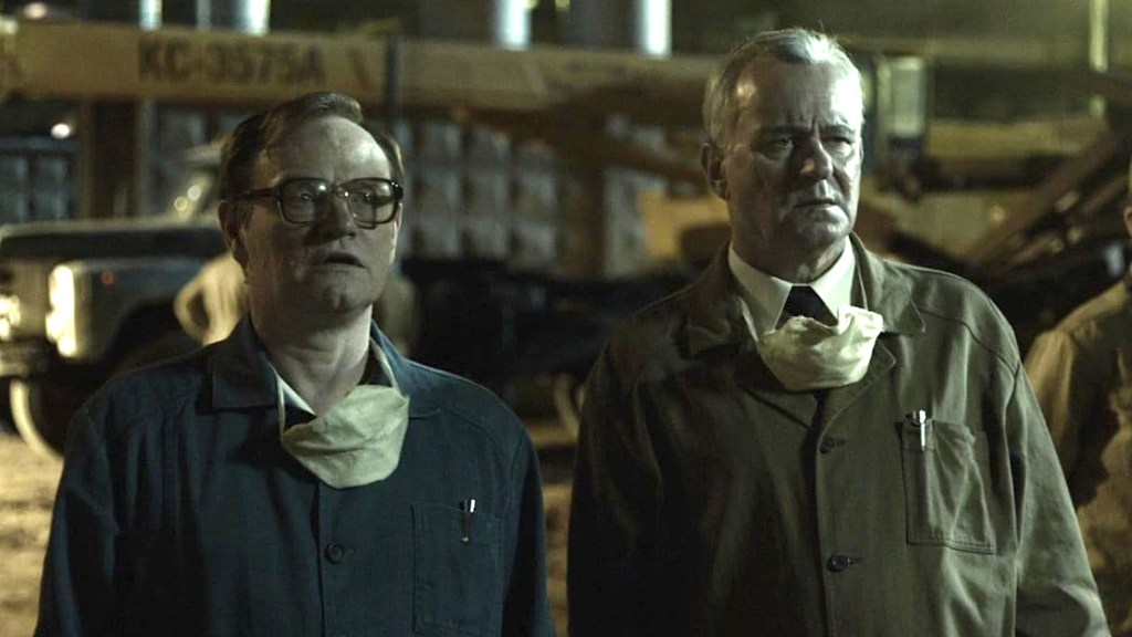 Jared Harris and Stellan Skarsgard in Chernobyl