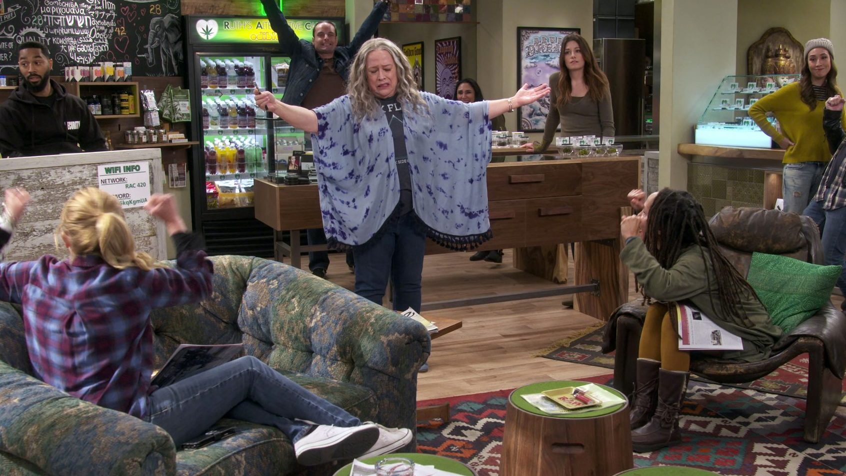 Kathy Bates stars in Disjointed on Netflix