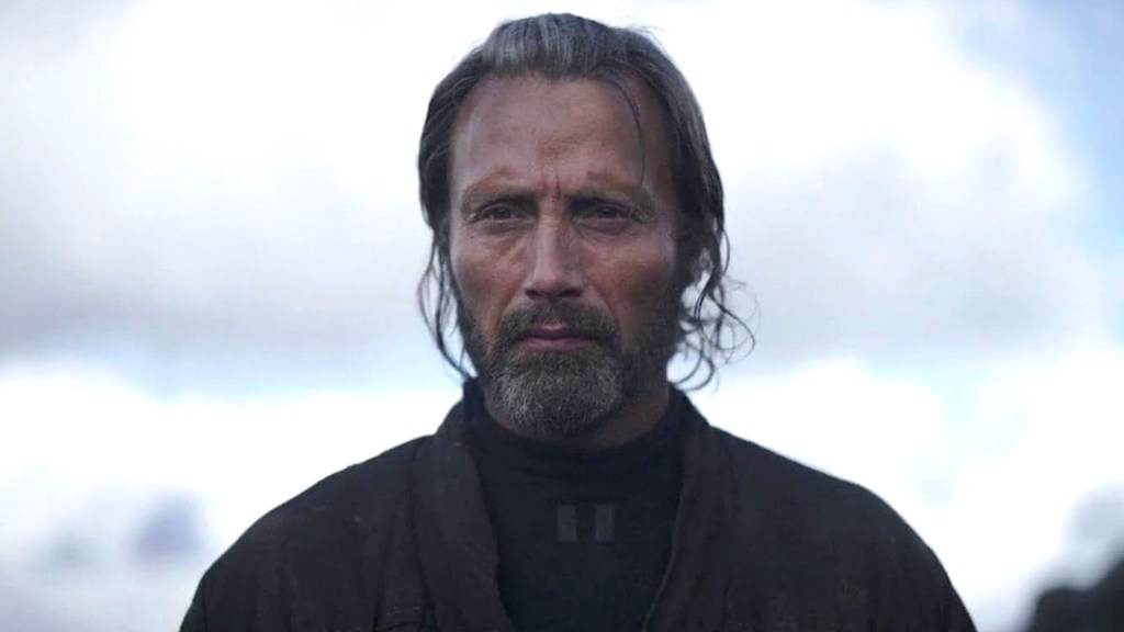 Mads Mikkelson como Galen erso en Rogue One: una historia de Star Wars