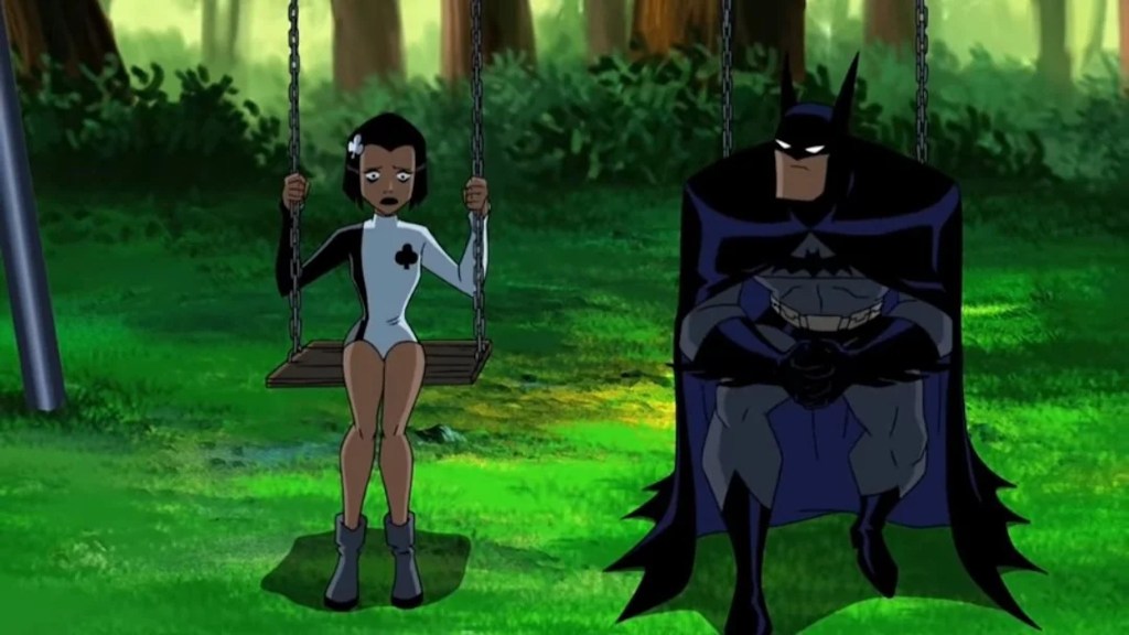 Batman and Ace from Justice League Unlimited