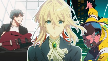 Cyberpunk Edgerunners Violet Evergarden Given anime binge single night