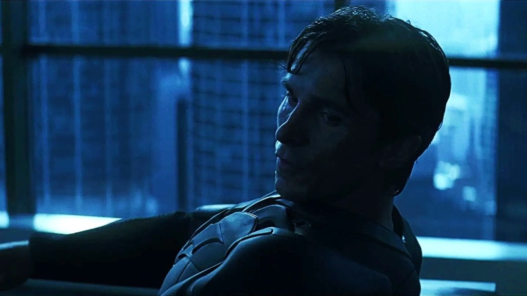 Dark Knight Bruce Wayne sad