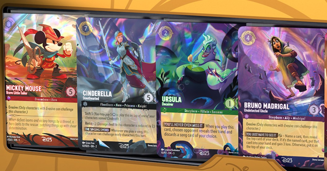 Disney Lorcana's D23 set