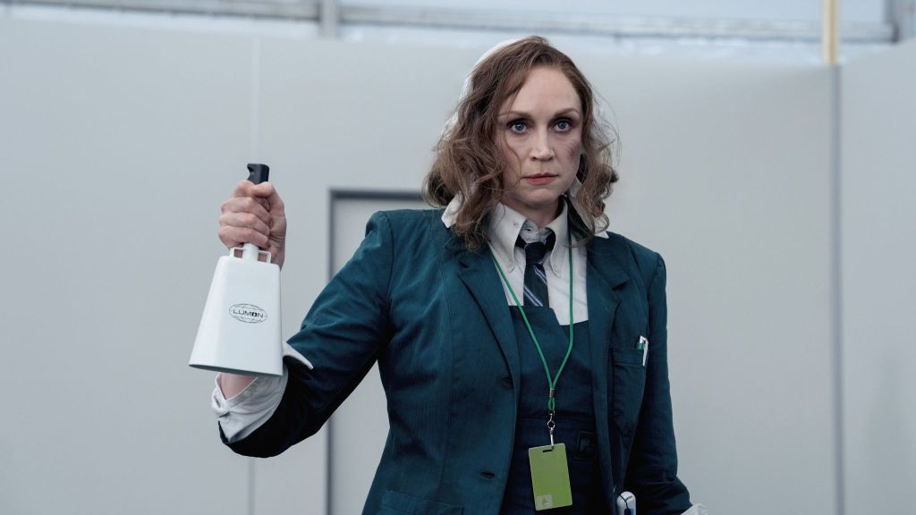 Gwendoline Christie as Lorne from Mammalian Nurturable in Severance