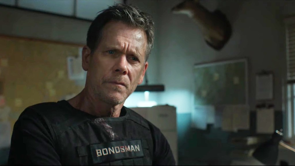 Kevin Bacon as Hub Halloran in The Bondsman.