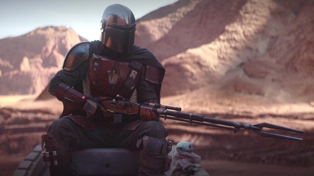 Mandalorian with phase-pulse blaster