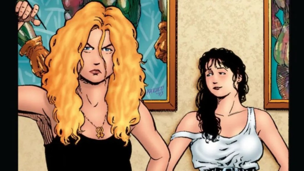 Francine e Katchoo de estranhos no paraíso