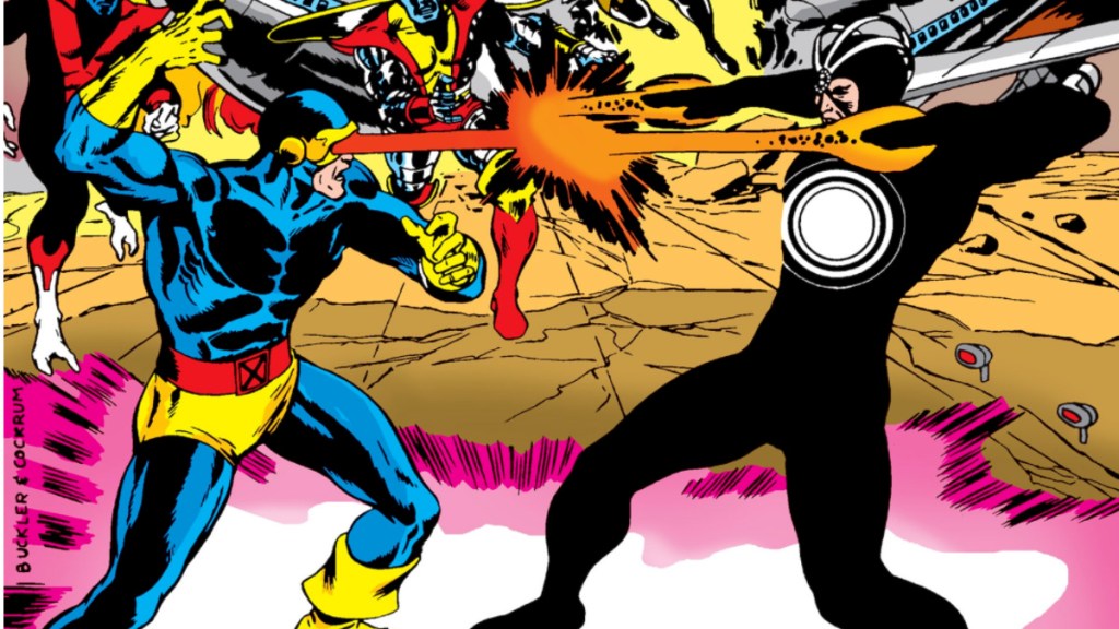 Havok and Cyclops fighting back in the day