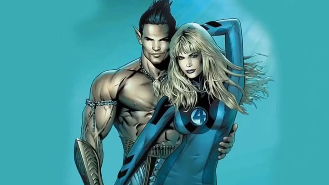 Namor and Sue Storm in Marvel Comics' Ultimate Universe