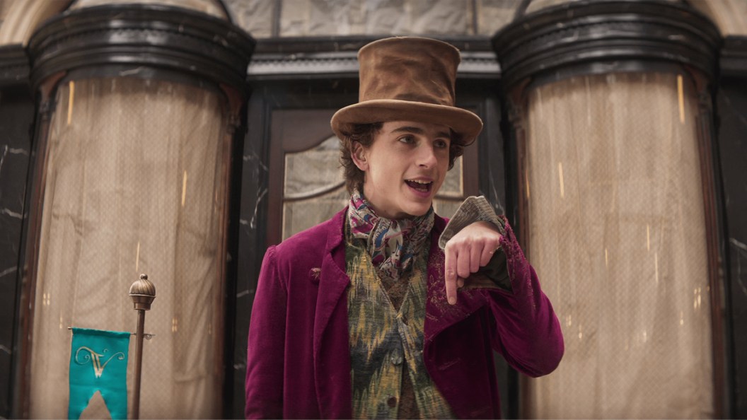 Timothee Chalamet in Wonka