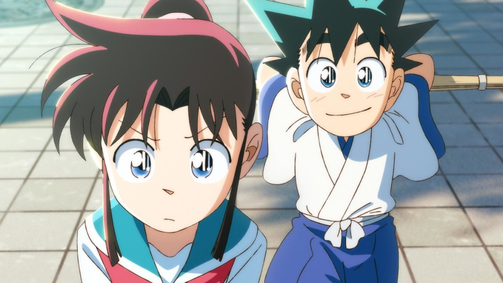 Yaiba Tetsujin and Sayaka