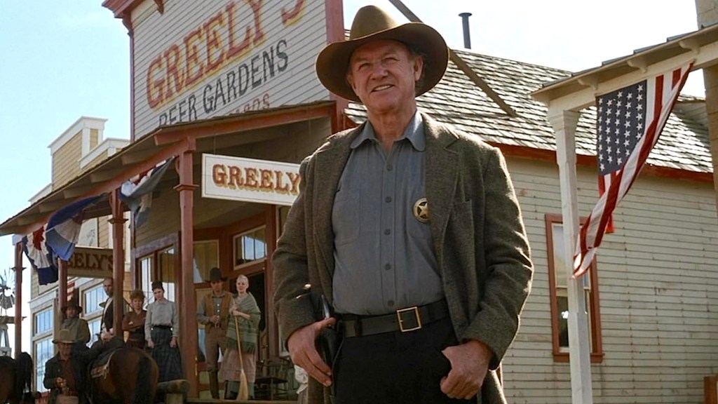 Gene Hackman as Little Bille Daggett in Unforgiven