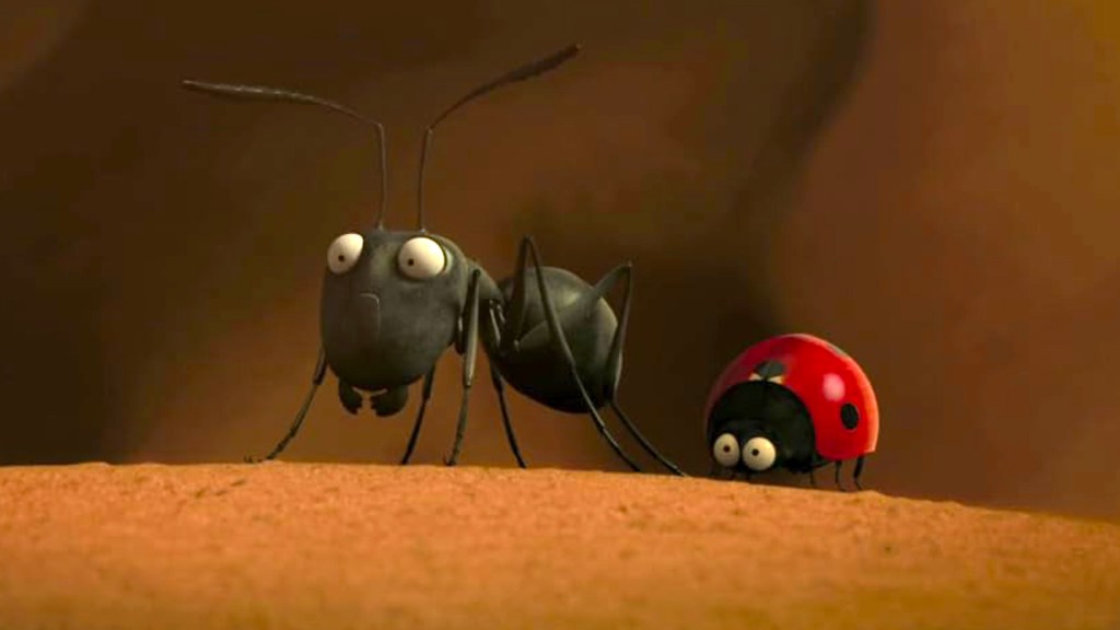 Ant and ladybug in Minuscule: Valley of the Lost Ants