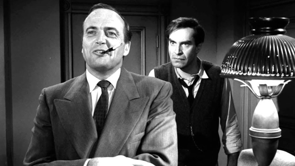 Martin Landau and John van Dreelen in The Twilight Zone