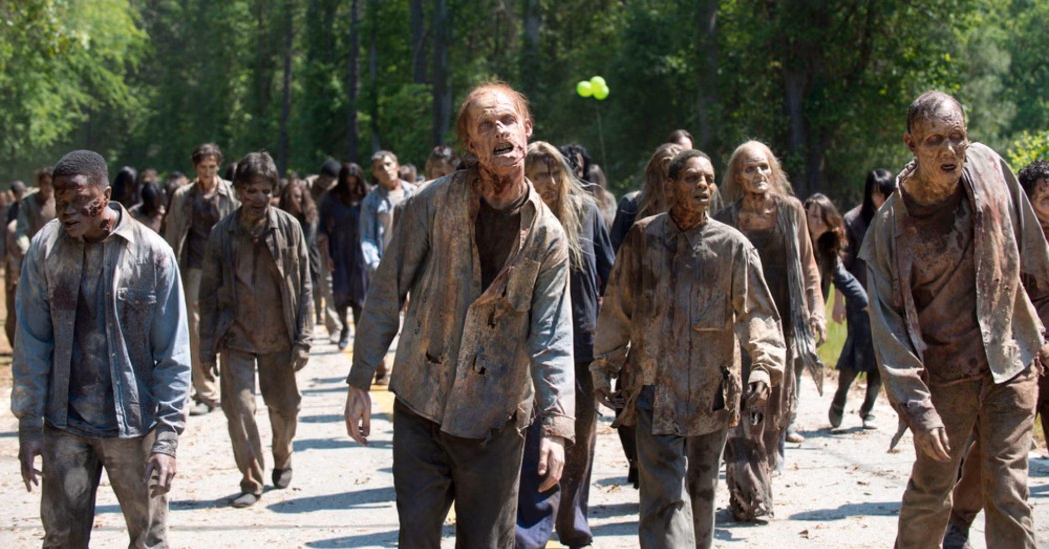 A horde of walkers approach