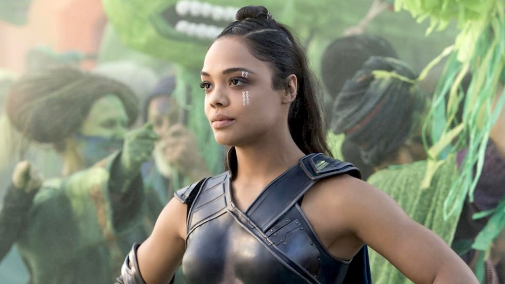 Tessa Thompson as Valkyrie in Thor: Ragnarok