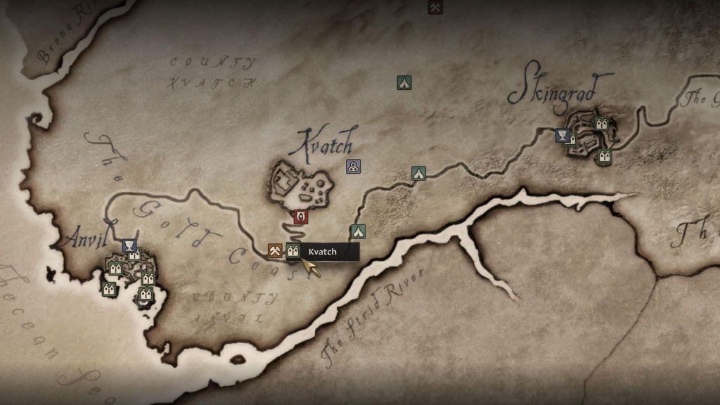 Camp near Kvatch Brother Martin Location