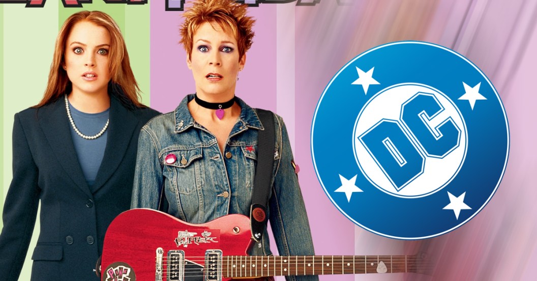 Freaky Friday and DC Comics logo
