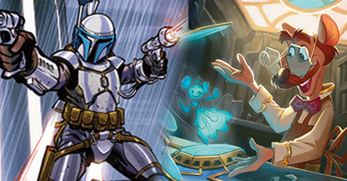 lorcana star wars cards TCG: Whispers in the Well: Starter Decks play 60 A mock-up of what Lorcana