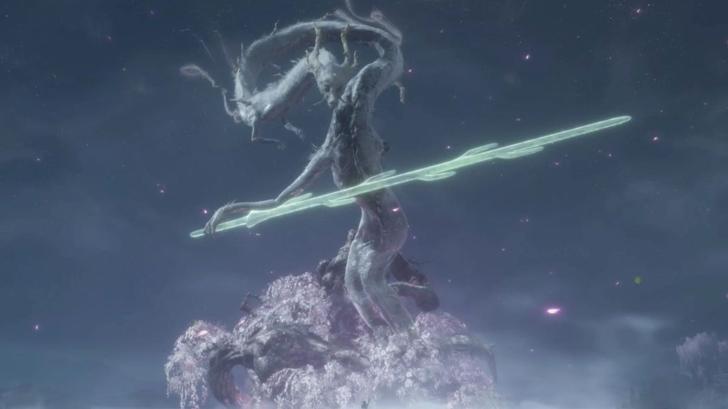 Divine Dragin boss in Sekiro Shadows Die Twice