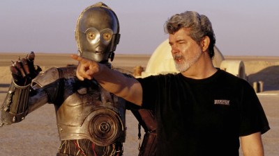 George Lucas and C-3PO