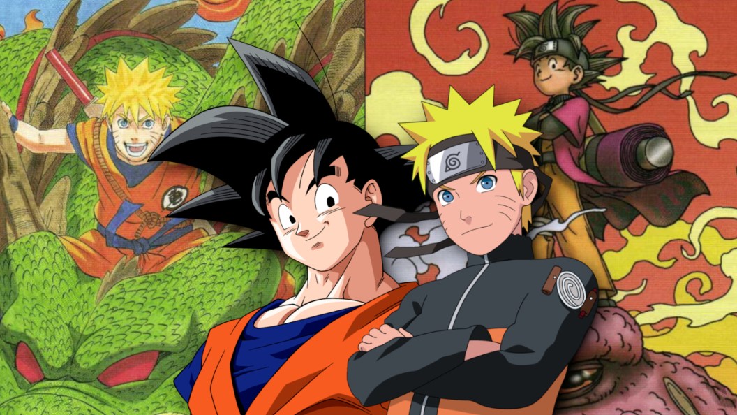 Goku from Dragon Ball and Naruto