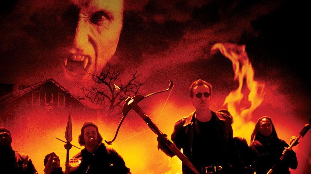 James Woods in the poster of John Carpenter's Vampires