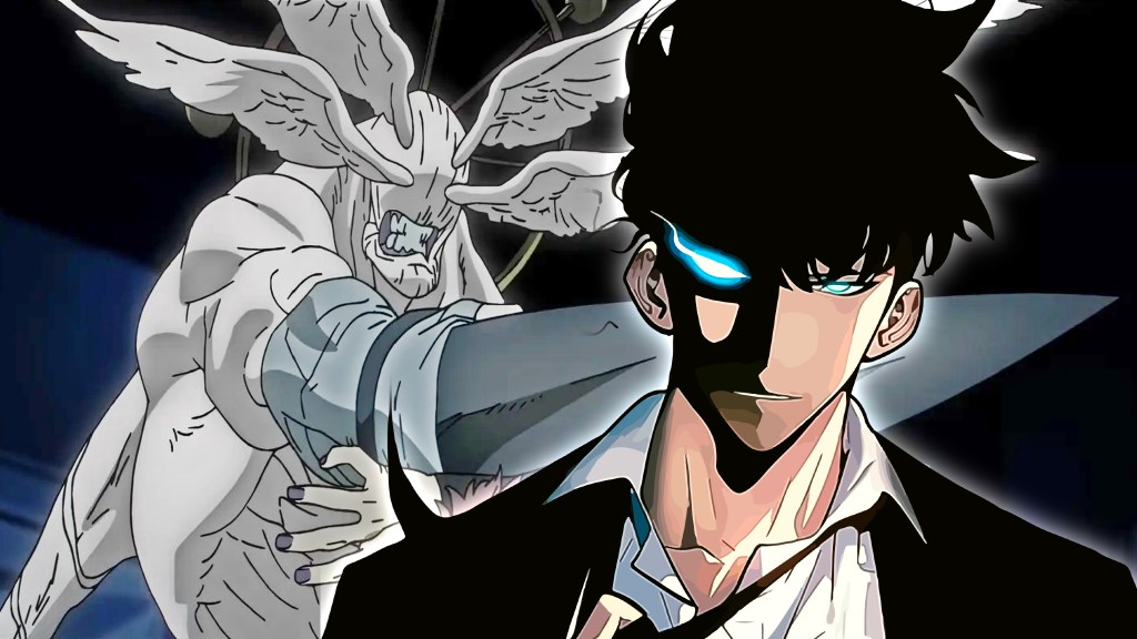 Jinwoo from Solo Leveling and Mahoraga from Jujutsu Kaisen