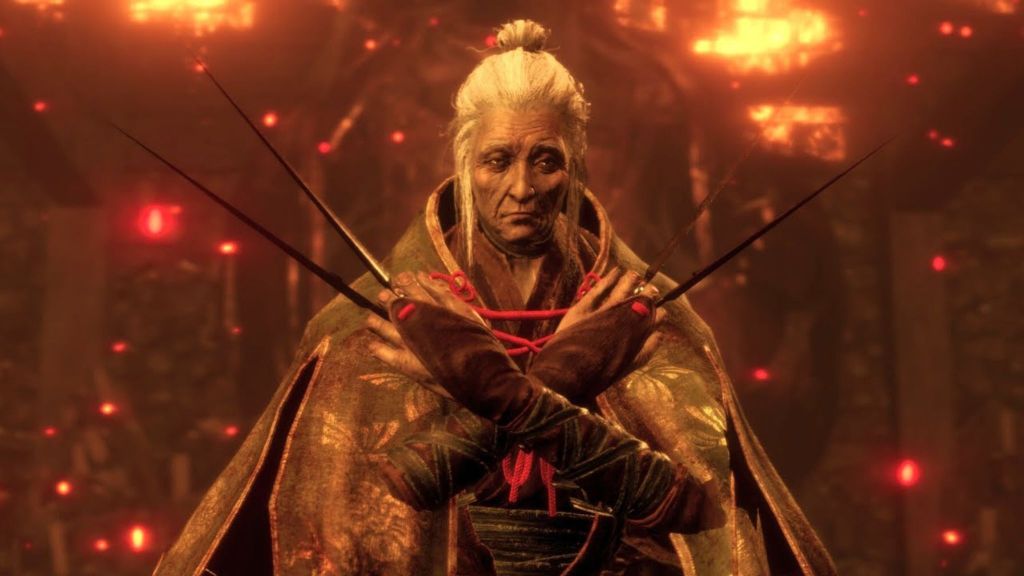 Lady Butterfly boss in Sekiro Shadows Die Twice
