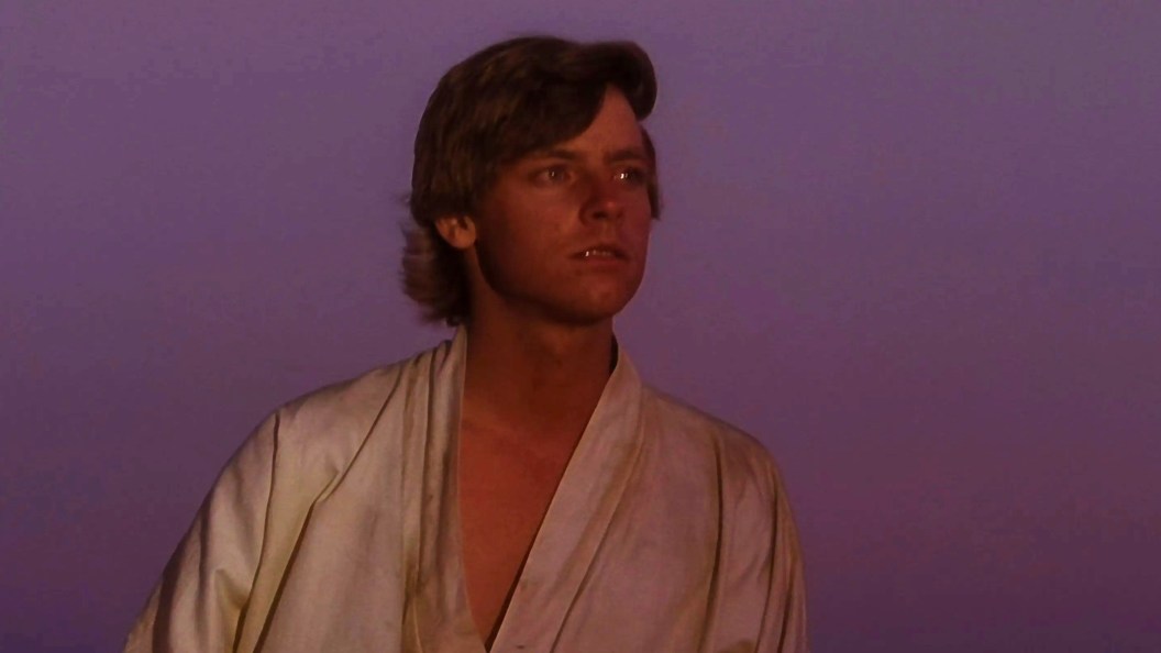 Mark Hamill as Luke Skywalker in A New Hope
